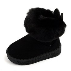 Lulushu 兒童兔子閃亮毛靴 BW117