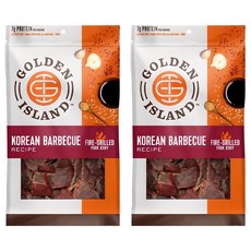 골든아일랜드 포크 저키 바비큐 육포, 255g, 2개