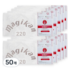MAGIKAN 220白色Logo補充裝垃圾袋220R10W, 9L, 50個