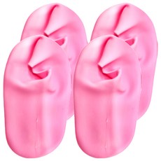 矽膠足套 粉色 1組, 4個裝, 312g