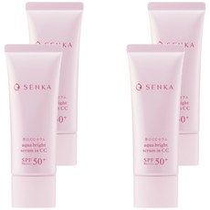 SENKA 專科 台灣公司貨 水透亮白發光霜, 單一顏色, 40g, 4條