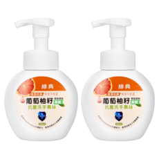 葡萄柚籽茶樹保濕抗菌洗手慕斯泡泡洗手乳, 300ml, 2瓶