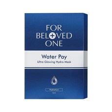 FOR BELOVED ONE 寵愛之名 台灣公司貨 Water Pay 水能亮微酵保濕大光圈面膜, 4片, 1盒