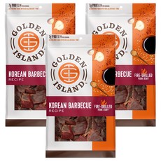 골든아일랜드 포크 저키 바비큐 육포, 255g, 3개
