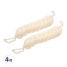 浴室沐浴等刷具, 象牙白, 1入, 4個