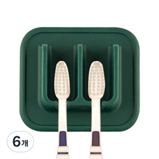 FLaiTO 矽膠吸力多用牙刷架, 獵人格林, 6個