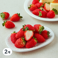 퓨어웍스코리아 딸기, 2개, 300g(36과)