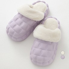 CARET 女款壓紋設計EVA毛絨拖鞋
