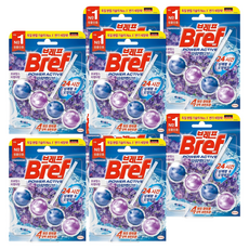 브레프 파워액티브 프로방스 변기세정제 라벤더향, 100g, 4개