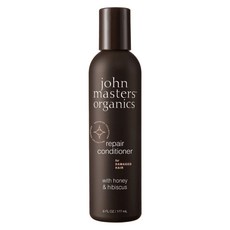 John Masters Organics 賦活修護護髮乳 含蜂蜜和木槿花 適用於受損髮質, 177ml, 1瓶