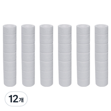 FILTER KLASS Habb3段可調式蓮蓬頭適用除鏽濾芯, 無香味, 12個