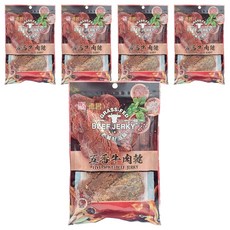 德昌五香牛肉乾 草飼牛肉 獨立包裝 傳統工藝 台灣熱銷, 100g, 5包