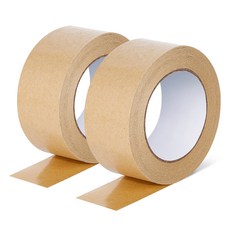 Atteulraim 牛皮紙撕紙膠帶 60mm x 50m, 單一顏色, 2個