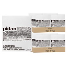 pidan 天然鈉基球型貓砂, 2.4kg, 8包, 無香