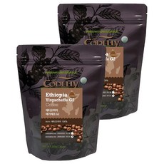 CODELLY 衣索比亞耶加雪菲研磨咖啡粉, 研磨咖啡(咖啡機用), 200g, 2包