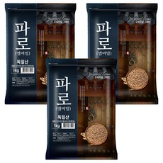오리지널 그레인 파로 엠머 밀, 1kg, 3개