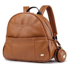 골든 데일리패션 유모차 기저귀가방 아치형백팩, 브라운