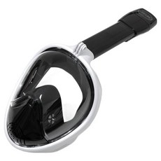 ITS LIFE 第三代全罩式浮潛面罩, 白色 + 黑色