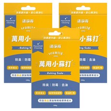 清淨海 萬用小蘇打, 3盒, 100g, 除臭、防霉、去油