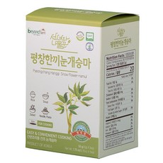 선녀와나물꾼 평창 한끼 눈개승마 박스타입, 50g, 1박스