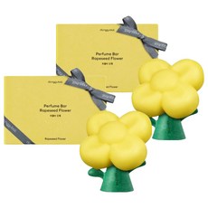 동구밭 퍼퓸바 유채 + 스탠드 비누 받침대 선물세트, 17g, 2세트