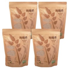파파루 간편레시피 유기농 쌀가루 현미 굵은입자 이유식 후기, 400g, 4개