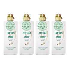 Timotei 蒂沐蝶 深層純淨護髮乳, 0%合成著色劑, 適合中性髮質, 500g, 4瓶