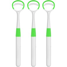 挑戰者衛生舌頭清潔劑綠色, 3個, 0.017公斤