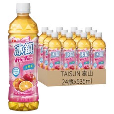 TAISUN 泰山 冰鎮 水果茶, 535ml, 24瓶