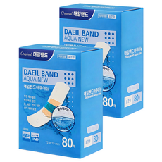 대일밴드 아쿠아뉴 방수형 밴드, 80개입, 2개