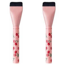 AMORTALS爾木萄 wiggle聯名 動之以“清”超薄粉底刷, 粉色, 2支