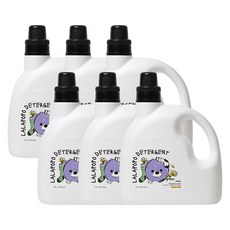 케이맘 랄라포포 유아용 세탁세제 목련향, 1.7L, 6개