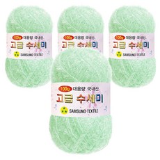 Yarna 大捲菜瓜布編織線 100g, 134(粉薄荷綠), 4個