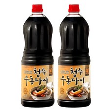 청수식품 우동다시 소스, 1.8L, 2개