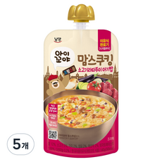 맘스쿠킹 소고기 라따뚜이 아가밥 15개월부터, 140g, 5개