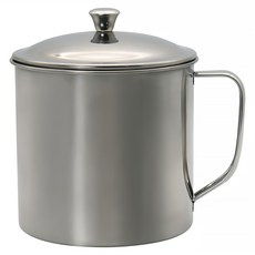 銀世代 304不鏽鋼杯 11cm 1L, 1個, 不鏽鋼色