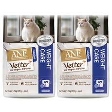 ANF 베터플러스 캣 기능성 사료, 다이어트+장건강, 1.2kg, 2개
