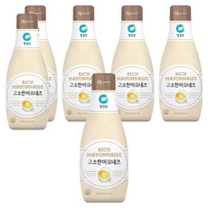 청정원 고소한 마요네즈, 500g, 6개