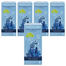 나트라케어 탐폰 어플리케이터, 16개입, 5개, 레귤러