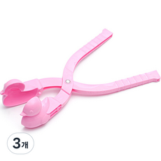 오리 스노우볼 메이커, 핑크, 30g, 3개