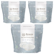 Roaze 柔仕 幼兒口腔清潔紗布 90張, 3個, 50g