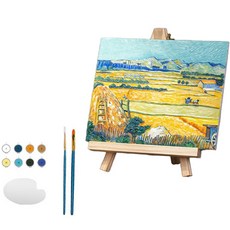 安逸空間 浮雕 3D 著色畫 DIY 田野, 混合色, 1個