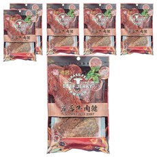 德昌五香牛肉乾 6入 草飼牛肉 獨立包裝 台灣道地美食, 100g, 6包