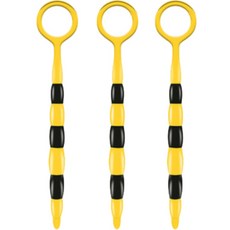 挑戰者圓舌刮板清潔劑 黃色, 0.02公斤, 3個