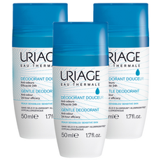 URIAGE 優麗雅 柔舒體香露, 50ml, 3個