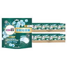 Kotex 靠得住 茶樹沁涼褲 褲型衛生棉, L(28~40吋), 2片, 24包
