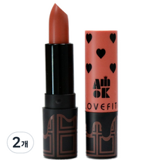 아미옥 러브핏 초코렛 립스틱 4g, S313 위스키봉봉, 2개