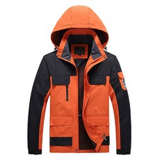 男款 Black101 色卡貝隆連帽風衣外套 FC-2318714