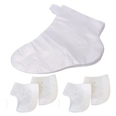 모나코올리브 각질제거 발 보습 랩 100p + 발 뒷꿈치 패드 세트, 2세트