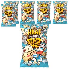 바프 소금우유맛 팝콘, 80g, 6개